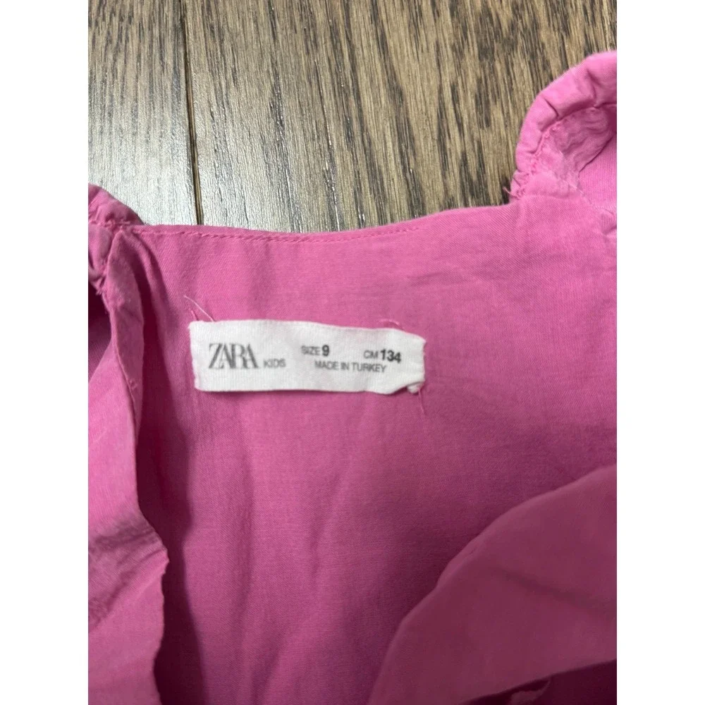 Zara girl pink jumpsuit size 9 - Picture 5 of 5